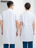 AETEL夏季男女短袖医生工作服白大褂护士服医院诊所牙医实验服定制logo 实拍图