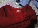 浪莎秋衣秋裤女士大红本命年美体套装打底修身紧身蕾丝薄款保暖内衣 红色 均码 高弹力均码（适合80-130斤） 实拍图