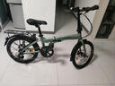 凤凰（Phoenix）折叠车自行车成人男女款超轻便携可放后备箱20寸迷你小型变速单车 20寸铝架【禧玛诺变速】凤飞白 实拍图