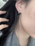 QMXD无痛耳夹耳环男潮无耳洞耳夹男士假耳钉个性简约时尚学生耳挂 黑色一对 实拍图