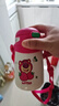 杯具熊（BEDDYBEAR）儿童保温杯带手柄吸管儿童水杯316不锈钢宝宝学饮杯子400ml草莓熊 实拍图
