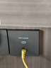 普联（TP-LINK）全屋WIFI6面板AP套装AX1500M千兆ac+ap面板易展路由无线AP套装 双频Wi-Fi6面板深空银×5+9口一体化路由1台 实拍图