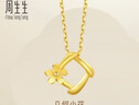 周生生永系列花开枝头黄金吊坠花枝足金挂坠 不含项链29132P计价 1.65克(含工费100元) 实拍图