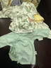 童泰婴儿连体衣新生儿衣服四季0-6月初生宝宝哈衣爬服纯棉内衣2件装 魔法小兔（四季款） 59cm (建议1-3个月身高55-60cm) 实拍图