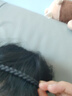 美肤语带齿防滑洗脸发箍(编发款)黑磨砂束发卡头箍碎发整理器男女MF8721 实拍图