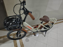 凤凰（Phoenix）电动自行车成人男女士锂电池电动车新国标小型助力电瓶车电单车 L3米白【单速】20寸辐条轮 10AH电动续航30公里 实拍图