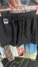 骆驼运动短裤男外穿复古薄款透气跑步训练健身速干运动裤 C23BAXM016，幻影黑，女 L 实拍图