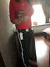 幻黛 休闲裤女春夏冰丝新款弹力束脚裤韩版哈伦裤运动宽松阔腿卫裤 蓝色长裤 M 实拍图