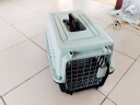佳惠德宠物航空箱猫咪狗狗太空舱猫笼外出便携猫包托运箱手提车载狗笼子 黑色（含挂碗） 一号【12斤以内·猫咪适用】 实拍图