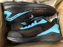 乔丹男童跑步鞋儿童夏季运动鞋大童鞋子大网孔童鞋 黑色/冰爽蓝  41  实拍图