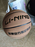 李宁（LI-NING）篮球7号成人pu翻毛设计篮球室内外比赛儿童学生标准训练7号篮球 实拍图