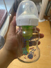 布朗博士玻璃奶瓶 0-3月新生婴儿防胀气 宽口径奶瓶套装150ml+270ml 萌兔 实拍图