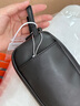ANDSEEYOU品牌 手机包男 大容量商务手拿包 真皮拉链手包 简约软牛皮手抓包 黑色 实拍图