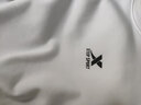 特步（XTEP） 卫衣男装套头t恤衫秋季休闲运动服饰男士保暖打底宽松大码跑步服 白-logo基础圆领-加绒加厚 L /175 -现货速发 实拍图
