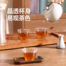 美丽雅一次性杯子茶杯60ml*40只食品级加厚塑料品饮料酒杯高档耐热茶杯 实拍图