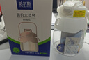 哈尔斯（HAERS）哈尔斯塑料杯大容量耐高温运动水壶男女学生儿童便携大肚杯太空杯 1100ML云白-PC材质 1100ml 实拍图