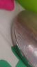 谷致正宗铁木砧板菜板实木厨房用品切菜板防霉刀板案板加厚菜板子 直径 33CM  整块铁木 钢圈款【加厚4公分】（带提手） 实拍图