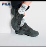 斐乐（FILA）蕨草鞋FERN女鞋运动鞋新款户外老爹鞋休闲鞋厚底 阴影灰/黑-DB 37.5 实拍图
