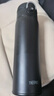 膳魔师（THERMOS）保温杯大容量水杯儿童男女士杯子情侣不锈钢生日礼物定制刻字JNL 316L不锈钢-暗夜黑 500ml 实拍图