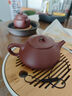 京东京造 宜兴紫砂壶 手工茶壶【原矿紫泥】煮泡茶具 景舟石瓢220ml礼盒装 实拍图