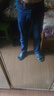 真维斯（JEANSWEST）牛仔裤男2025夏季潮牌直筒时尚猫须青年休闲男士长裤中蓝29 实拍图