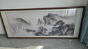 佳得雅新中式客厅装饰画沙发背景墙壁画字画山水画靠山图办公室风景挂画 望云楼A1（陋室铭） 78*188cm宣纸+胡桃色框（热款） 实拍图