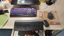 自由狼M96 蓝牙无线双模键盘鼠标套装机械手感静音游戏男女生MAC手机ipad平板电脑办公通用可充电款键鼠 键鼠套装-葡萄紫-渐变色+灰色鼠标【双模连接】 实拍图