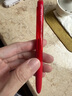 uni三菱（uni）UMN-155按动中性笔 0.38mm学生考试笔耐水耐晒啫喱笔（替芯UMR-83) 红色 1支装 实拍图