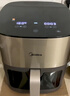 美的（Midea）透明可视空气炸锅 家用不用翻面易用旋钮 蒸汽嫩烤不干柴 实用大容量5.3L 金属腔体无异味KZE538J5 实拍图