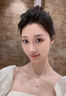 QMXD2mm细施家3mm小米珠珍珠项链女锁骨链颈链人造珍珠生日礼物情人节 2mm+精美礼盒 实拍图