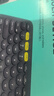 罗技（Logitech）时尚系列 K380 键盘 蓝牙办公键盘 无线键盘 女友 便携超薄键盘 笔记本键盘 黑灰色 实拍图