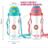 乐扣乐扣（LOCK&LOCK）儿童水杯甜甜圈吸管杯tritan材质学生户外拎手背带杯子460ml绿 实拍图