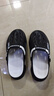反季清仓椰子拖鞋男士洞洞鞋凉拖防滑两用镂空半拖沙滩鞋运动凉鞋 黑白 42 实拍图