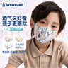 松研Breazwell儿童口罩一次性3d立体婴幼儿轻薄透气卡通防尘防飞沫花粉小孩口罩男童S码3-10岁 30只独立包装 实拍图