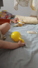 费雪（Fisher-Price）儿童玩具小皮球甩甩摇铃球黄色(含辰太按摩球红色)生日礼物礼品 实拍图