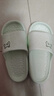 居家拖鞋男女室内室外浴室防滑轻盈便携柔软静音回弹漏水凉拖鞋夏 绿色-女 36-37 实拍图