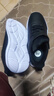 361°儿童运动鞋男童跑鞋秋冬密网轻便魔术贴女童皮革加绒保暖运动鞋 【皮革】碳黑/361度白 33 实拍图