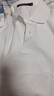 罗蒙男童短袖polo衫校服春夏新款T恤女童班服 白色短袖POLO衫 140 实拍图