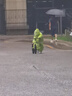 贝趣儿童平衡车1-3-6-12岁宝宝滑步车无脚踏小孩自行车男孩两轮滑行车 【升级充气轮】 14寸 亮绿 ＋大礼包 2-5岁幼儿女孩六一儿童节礼物 实拍图