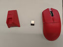 黑爵（AJAZZ）AJ139V2MC三模轻量化鼠标有线2.4G双模 PAW3311 约66gRGB全彩磁吸底座 中大手适用 红色  实拍图
