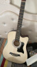 维卡斯（WEIKASI）民谣吉他初学者木吉他单板新手入门练习琴guitar吉它学生男女乐器 38英寸原木色+礼包【初学推荐】 实拍图