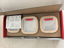 乐扣乐扣（LOCK&LOCK）耐热玻璃保鲜盒微波炉饭盒上班族便当盒水果饭菜保鲜碗三件套 实拍图