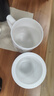 左茗右器景德镇手绘陶瓷泡茶杯茶水分离茶叶过滤带盖家用办公室男女喝茶杯 白瓷-办公杯360ml（过滤内胆） 实拍图