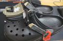 crocs卡骆驰经典特林洞洞鞋男女同款拖鞋耐磨休闲鞋|206340 黑色-001 43 (270mm) 实拍图