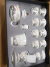 金镶玉 羊脂玉瓷功夫茶具套装 家用陶瓷白瓷茶壶茶杯泡茶套组礼盒装 西施壶水墨江山羊脂玉瓷套装 实拍图