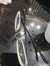 依视路（ESSILOR） 新款商务男镜架时尚镜框女配依视路镜片近视定制眼镜网上配镜 TR90-全框-1023GY-灰色 镜框+依视路膜岩高清1.60现片 实拍图