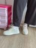 森馬男鞋2025秋季新款休闲百搭小白鞋子男士软底轻便厚底增高板鞋男款 米色 36 实拍图