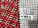 恩兴中古风纯棉双层纱床上四件套2026新款全棉格子被套混搭款床品床单 YC浅喜【100%全棉双层纱 法式花边工艺】 1.8m床 床单款 四件套-被套200*230cm 实拍图