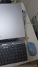 罗技（Logitech）M221 轻音鼠标 无线鼠标 办公鼠标 对称鼠标 带无线微型接收器 雾霭蓝 实拍图
