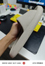 Chokichoki 复古仿皮纹EVA凉鞋美拉德色不易臭脚浴室家用凉拖拖鞋女情侣男 黑色 44-45 (280mm) 实拍图